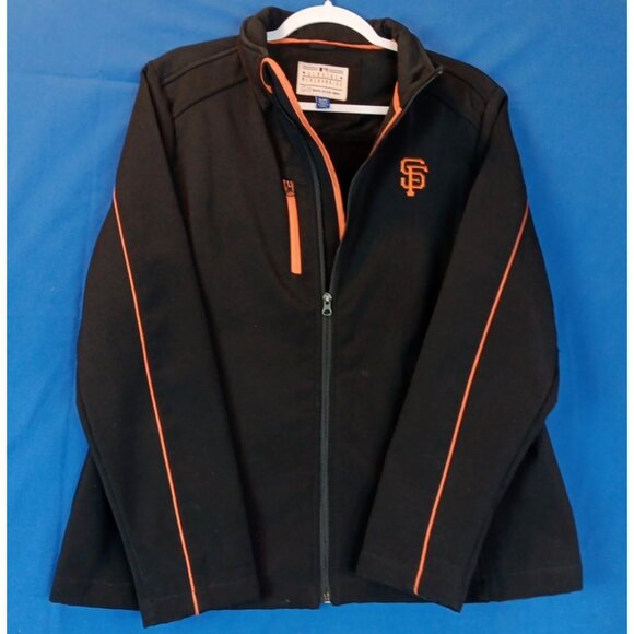 San Francisco Giants MLB Mens XL Black Jacket 2 Pockets G-III Sports/ Carl Banks - Picture 10 of 11